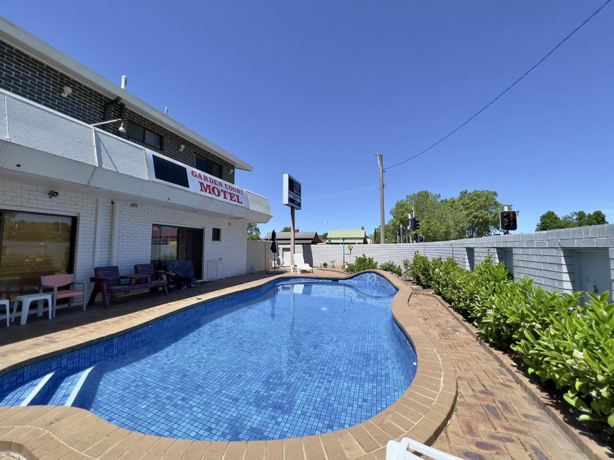 Albury Garden Court Motel Exterior foto